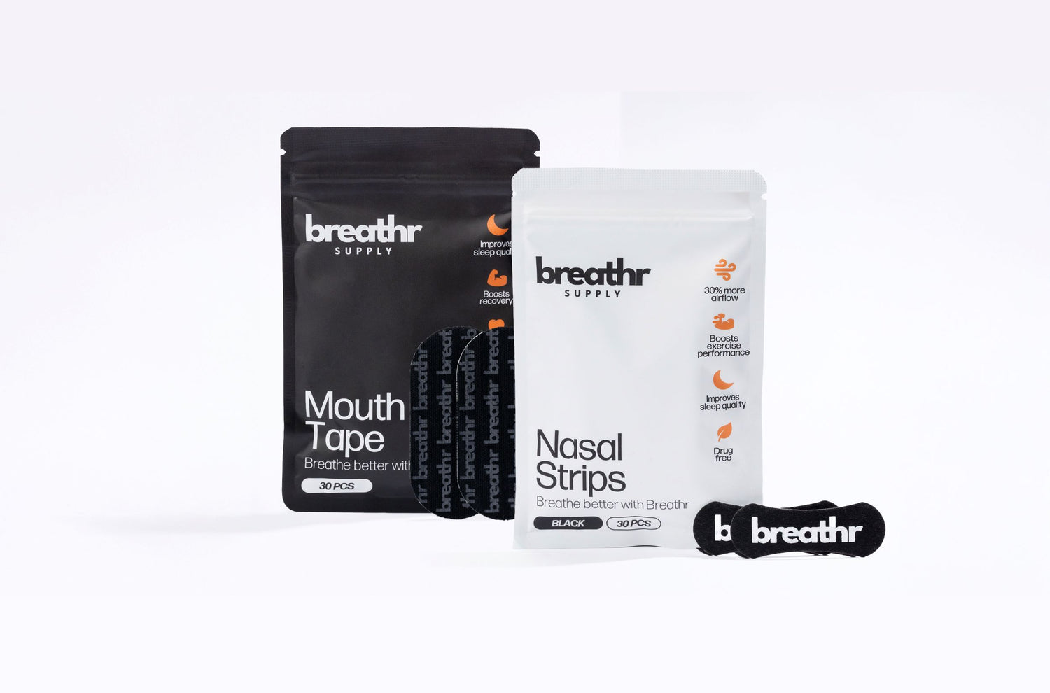 Bundle - Breathr Nasal Strips & Mouth Tape